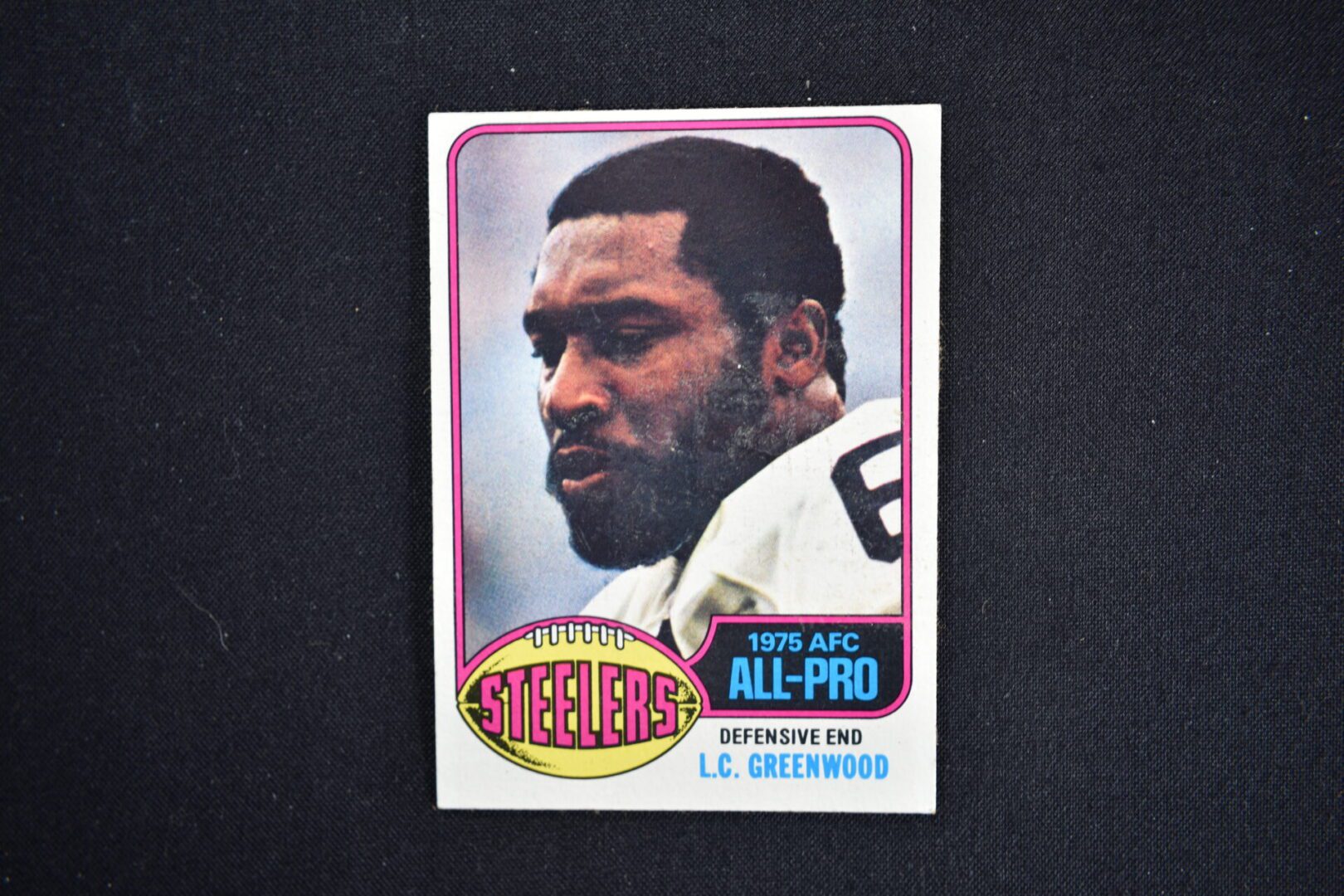 A football card of the pittsburgh steelers.