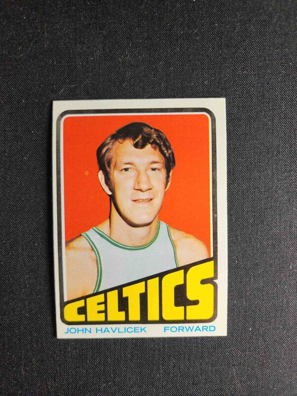 A card of john havlicek from the 1 9 7 0 s.