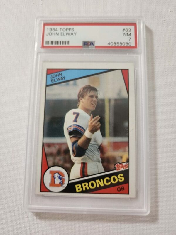 A football card of the denver broncos