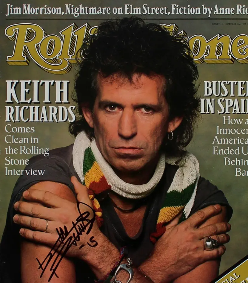 Keith richards rolling stone cover