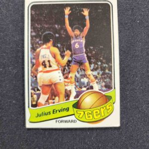 A basketball card with two players on it