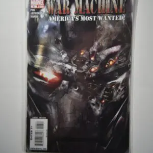 A comic book cover with an image of a robot.