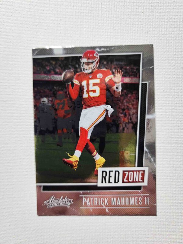 A red zone card of patrick mahomes ii