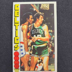 A card of the boston celtics