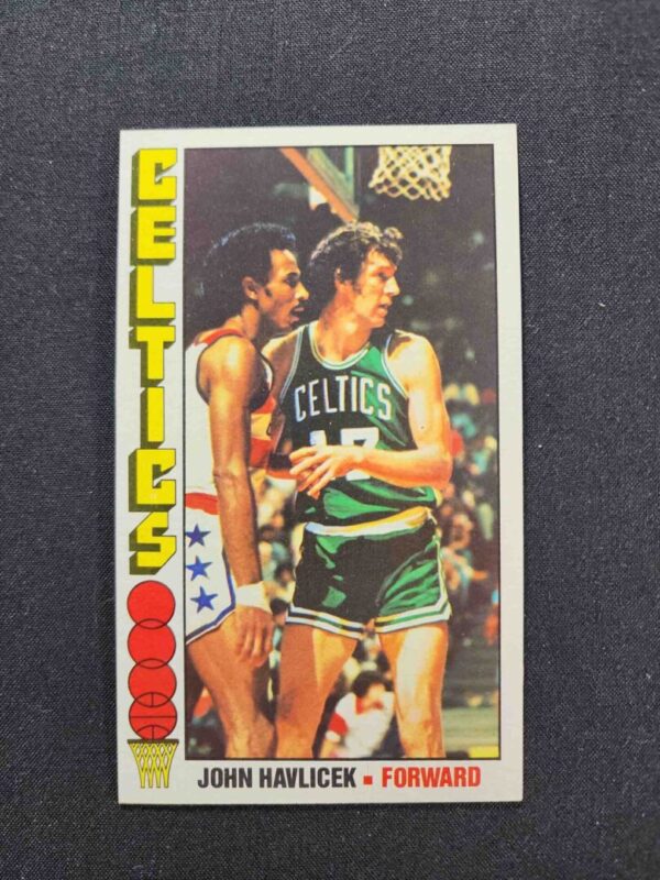 A card of the boston celtics