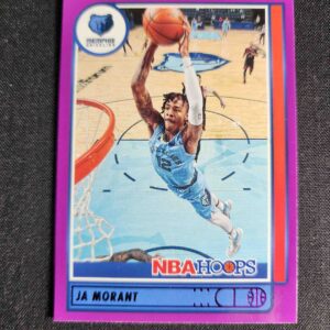 A basketball card with the number 1 8 on it.