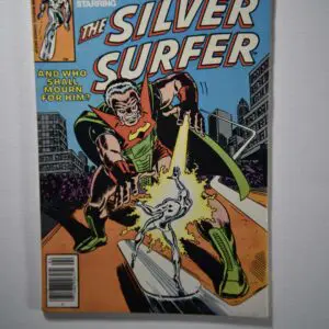 A comic book cover with a picture of a man and a woman.