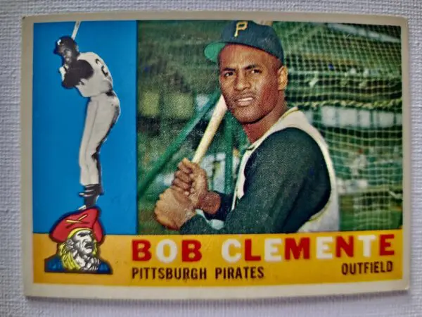 A baseball card of the pittsburgh pirates