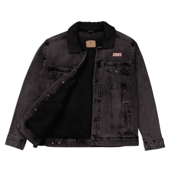 A black jacket with a black lining on it