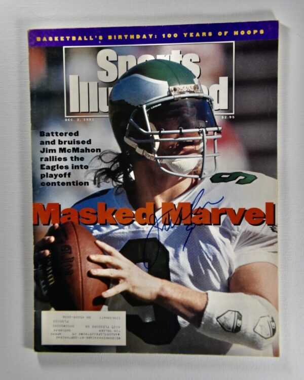 Sports Illustrated cover featuring Jim McMahon.