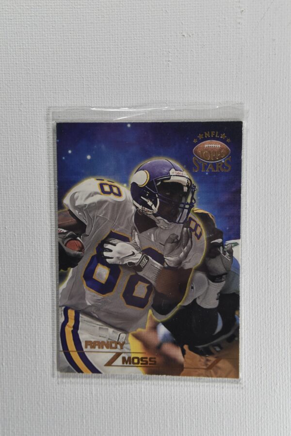 Randy Moss NFL Top Stars trading card.