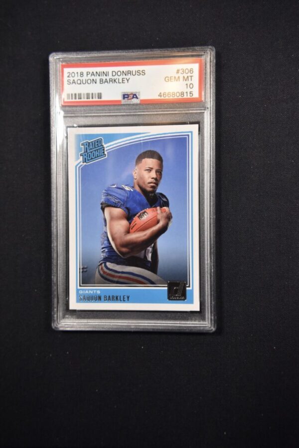 Saquon Barkley 2018 Donruss Rookie Card