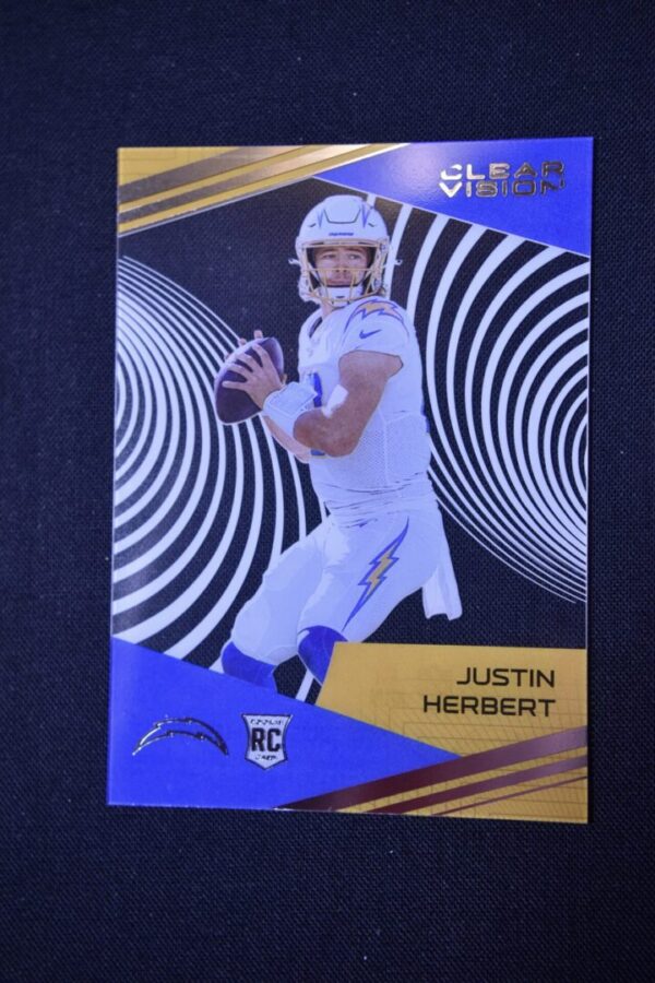 Justin Herbert football card rookie