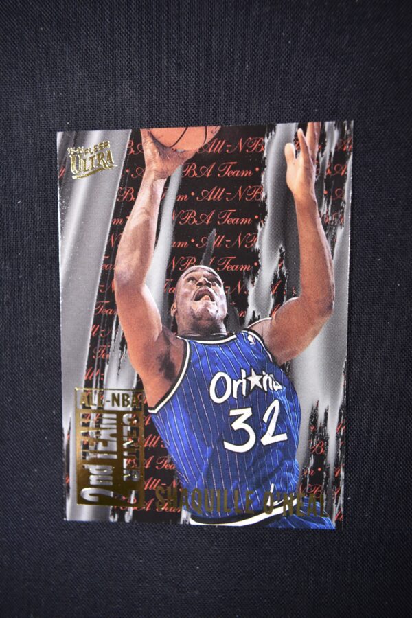 Shaquille O'Neal Orlando Magic basketball card.