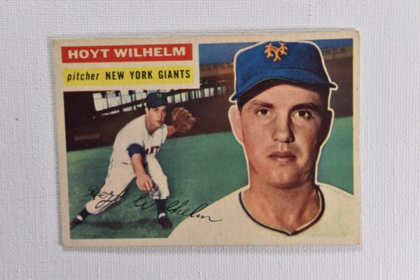 Hoyt Wilhelm, New York Giants pitcher.