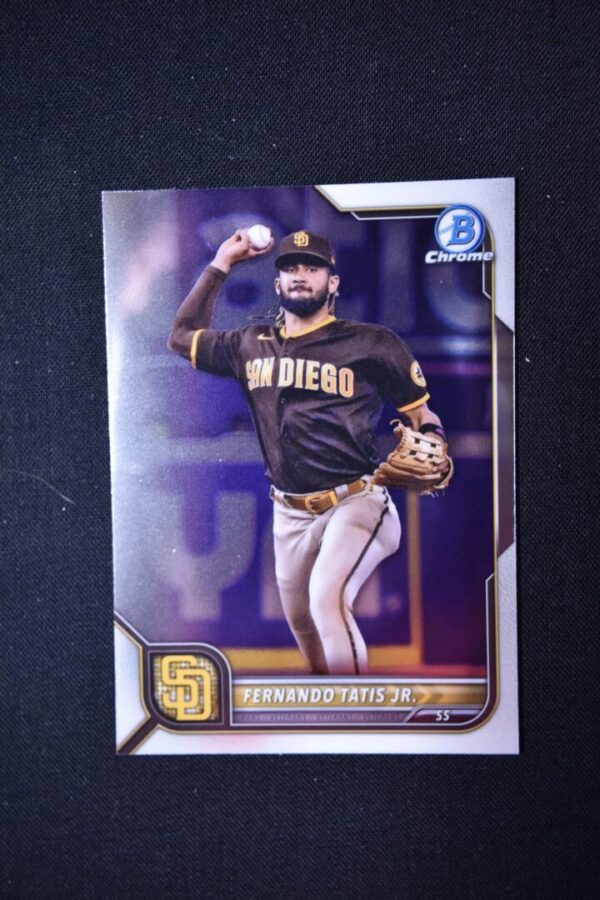 Fernando Tatis Jr. baseball card.