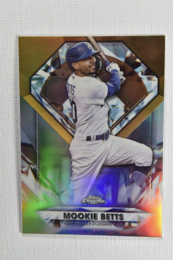 Mookie Betts baseball card, Topps Chrome