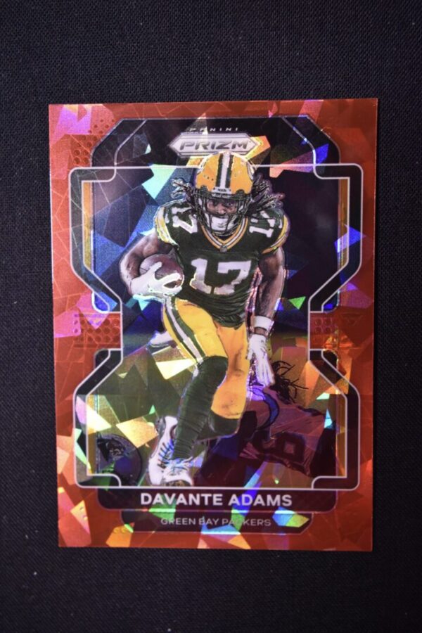 Davante Adams Green Bay Packers Prizm card.