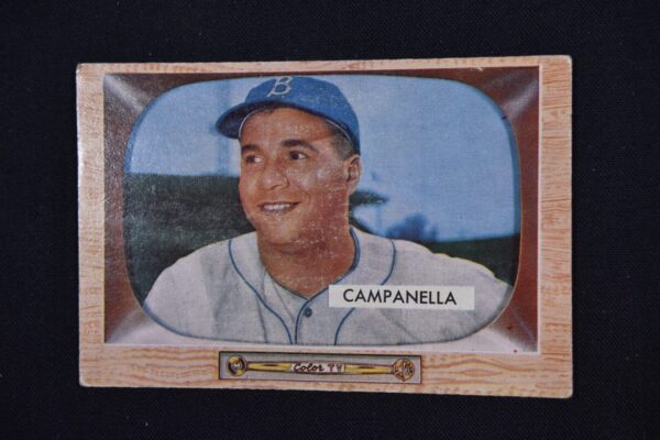 Baseball card of Roy Campanella.