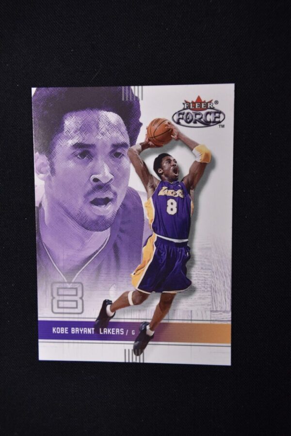 Kobe Bryant Lakers basketball card.