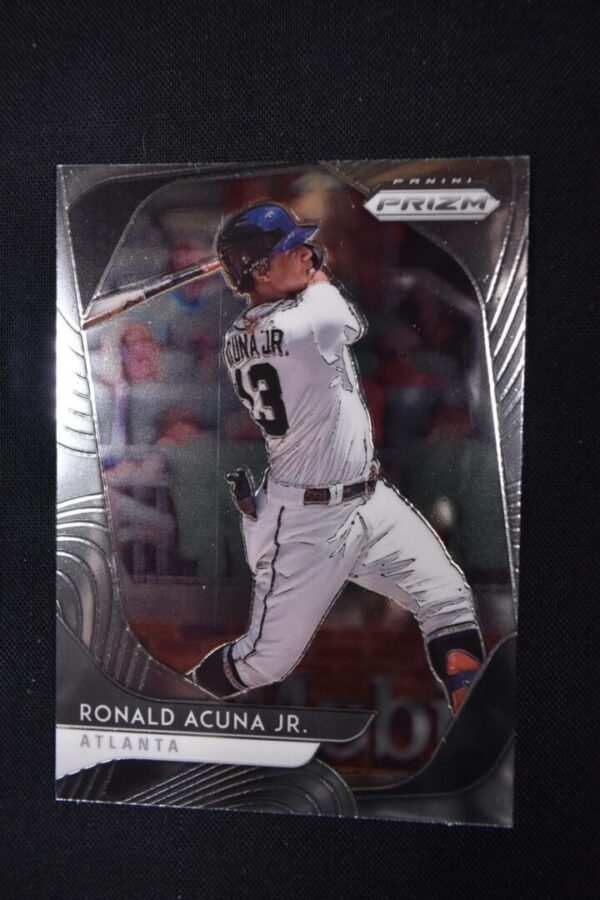 Ronald Acuna Jr. Atlanta Braves baseball card.