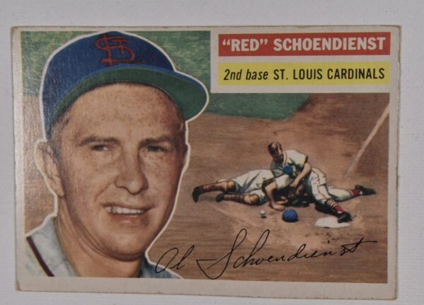 Baseball card of Red Schoendienst.