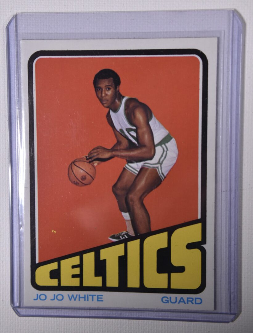 Jo Jo White, Boston Celtics basketball card.