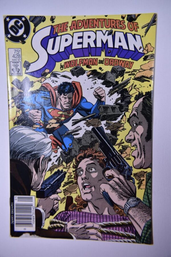 Superman comic book cover, issue #428.