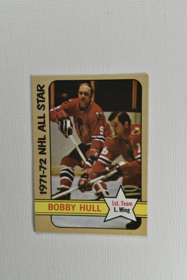 Bobby Hull hockey card, 1971-72 NHL All-Star.