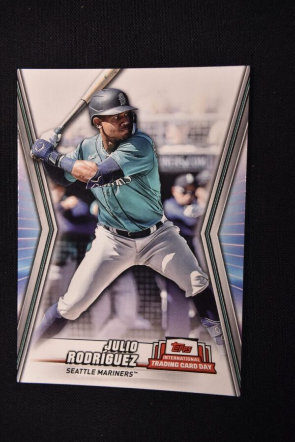 Julio Rodriguez, Seattle Mariners baseball card.