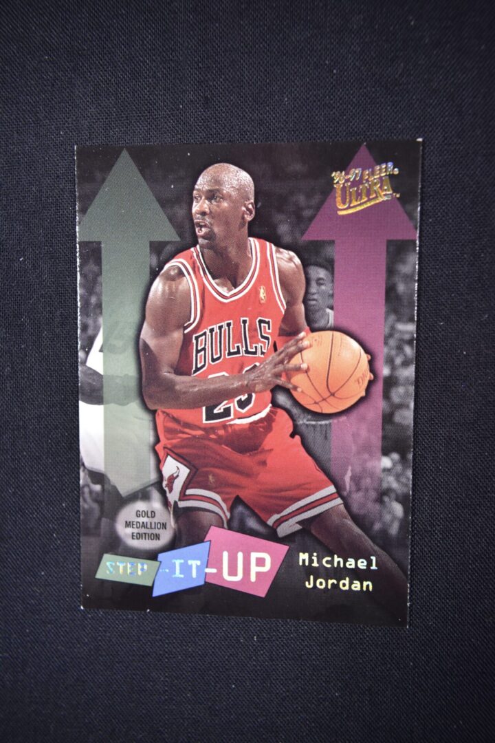 Michael Jordan Bulls basketball card.