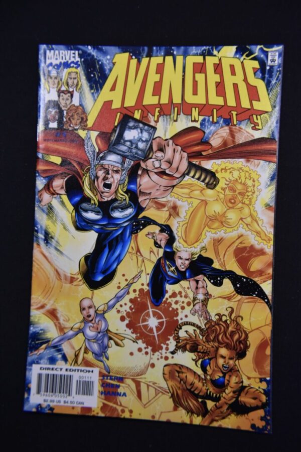 Avengers Infinity comic book cover art.