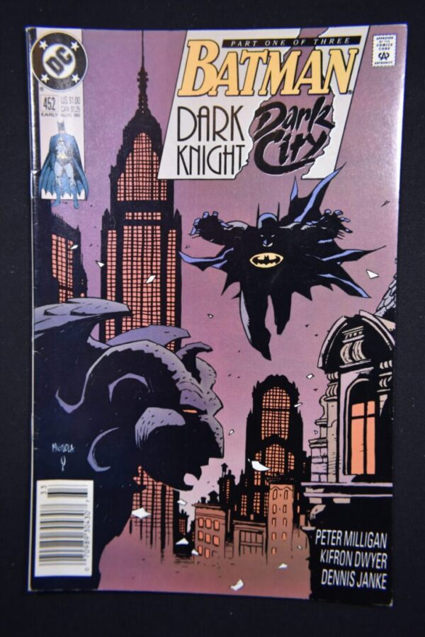 Batman Dark Knight Dark City comic book cover.