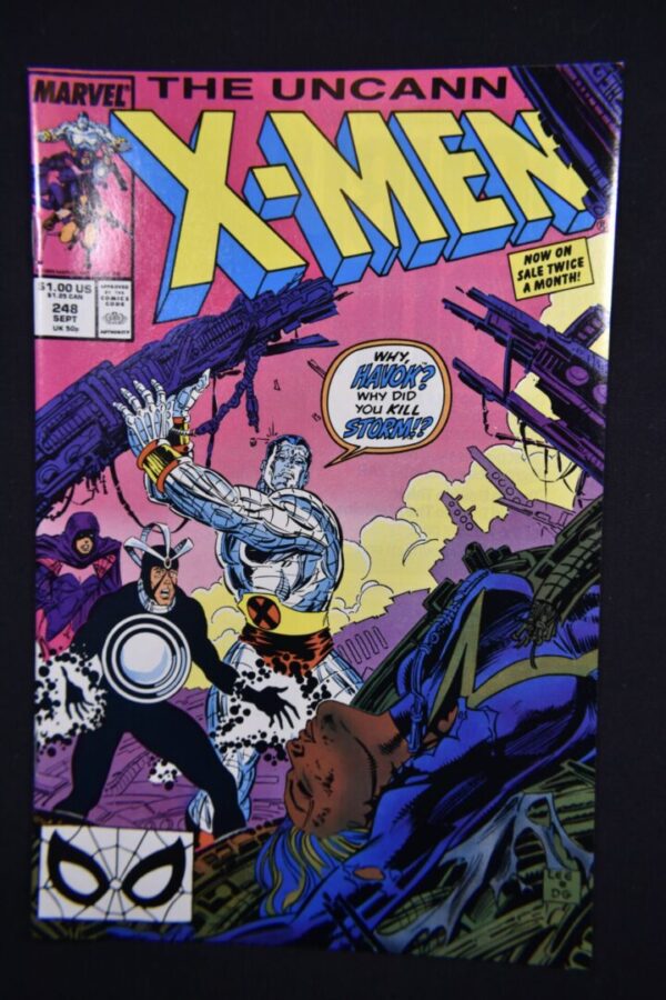 Uncanny X-Men comic book cover art.