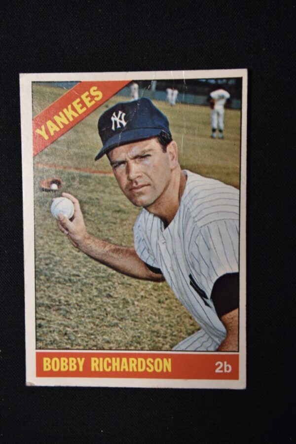 Bobby Richardson, New York Yankees baseball card.