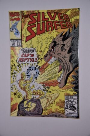 Silver Surfer comic cover, Cap'n Reptyl.