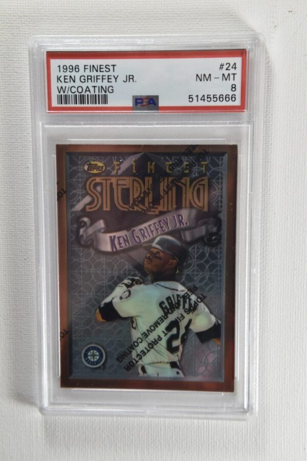 1996 Ken Griffey Jr. baseball card.