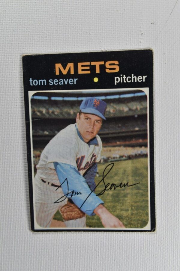 Tom Seaver New York Mets baseball card.