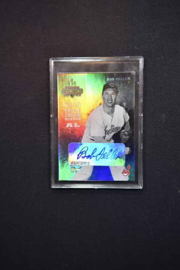 Bob Feller 1940 Triple Crown Winner