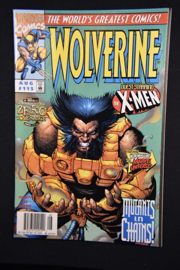 Wolverine comic book cover with X-Men.