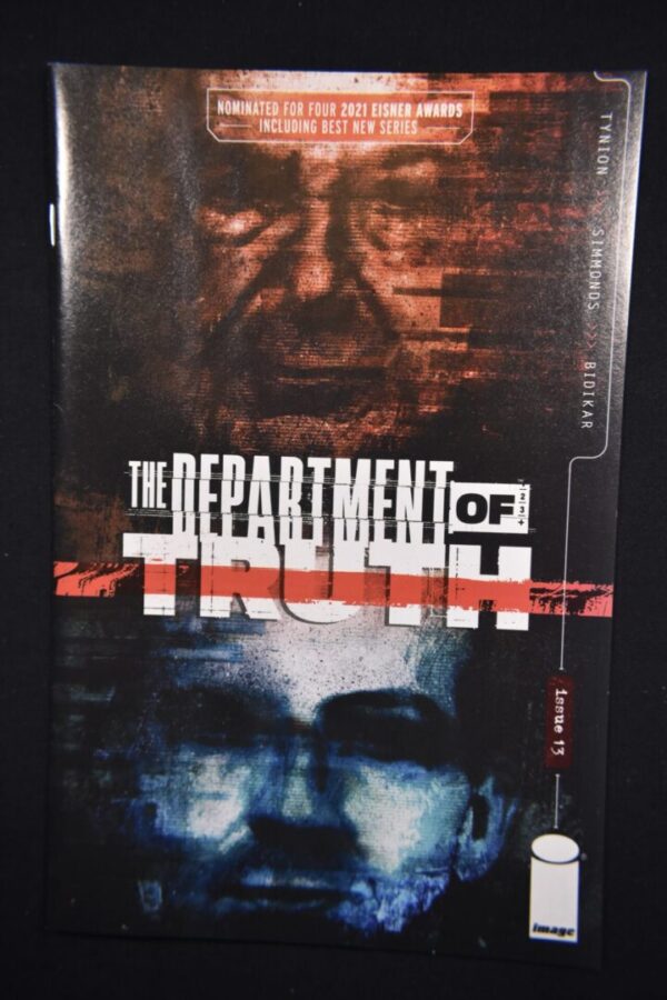 The Department of Truth issue 13 comic book cover.