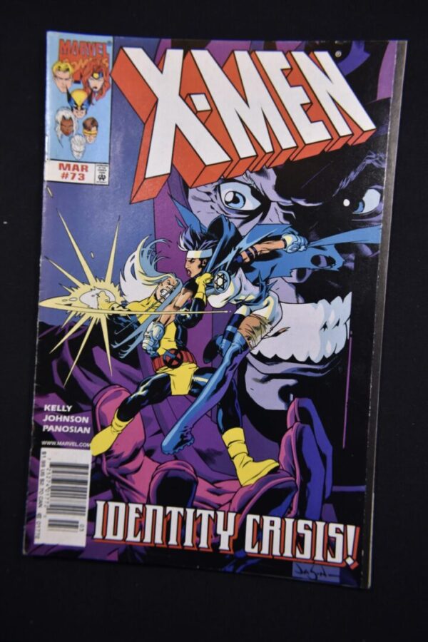 X-Men comic book #73, identity crisis.