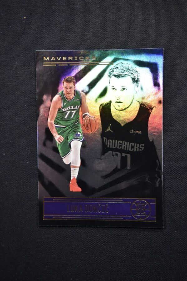 Luka Doncic Dallas Mavericks basketball card.