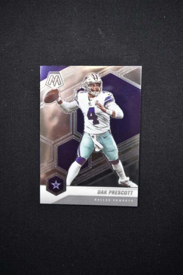 Dak Prescott Dallas Cowboys football card.