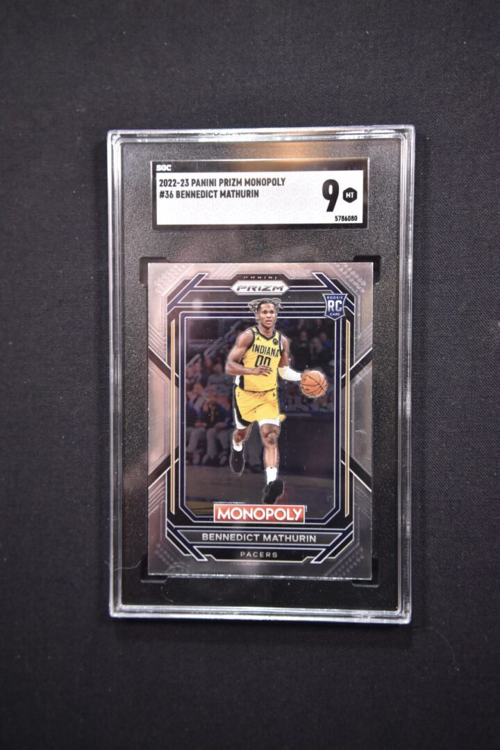 2022-23 Panini Prizm Monopoly Card, Benedict Mathurin