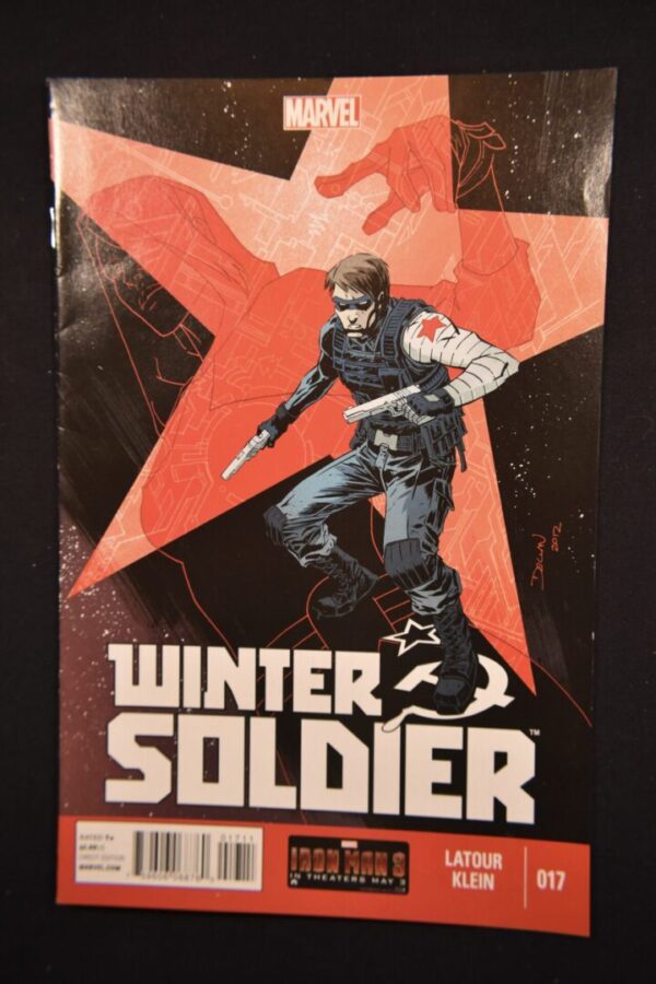 Winter Soldier comic book cover art.