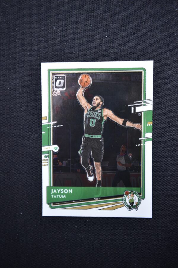 Jayson Tatum basketball card, Optic