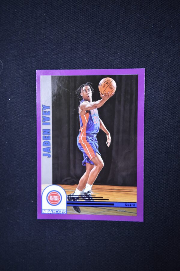 Jaden Ivey NBA Hoops trading card.