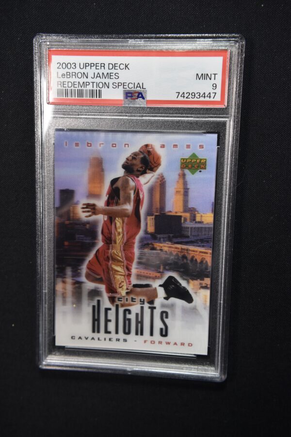 LeBron James 2003 Upper Deck card.