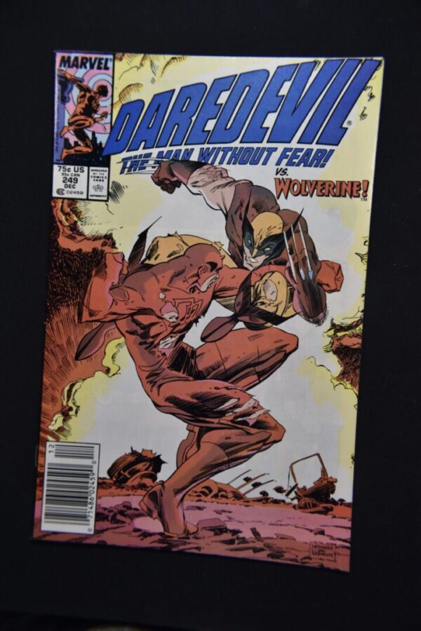 Daredevil comic cover featuring Wolverine.